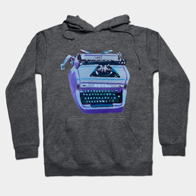 Typewriter Hoodie by SPINADELIC